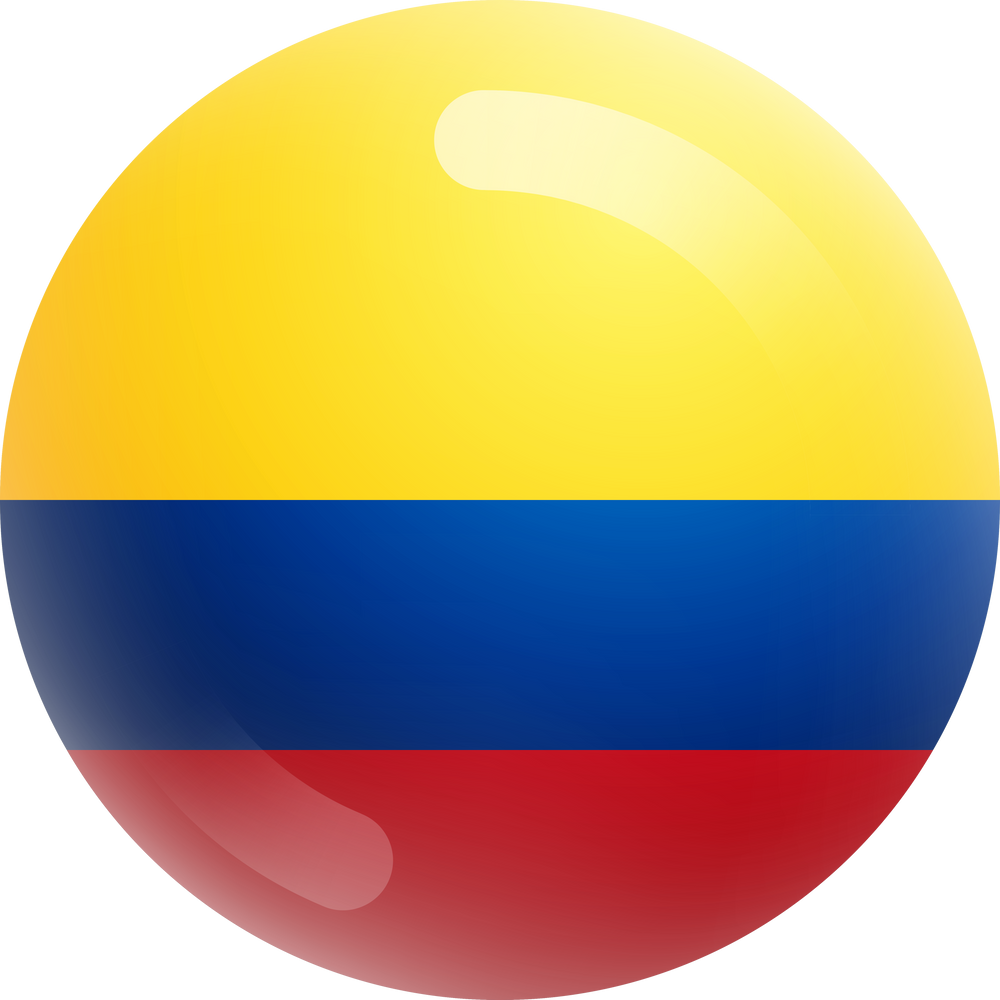 Colombia Flag 3D Icon